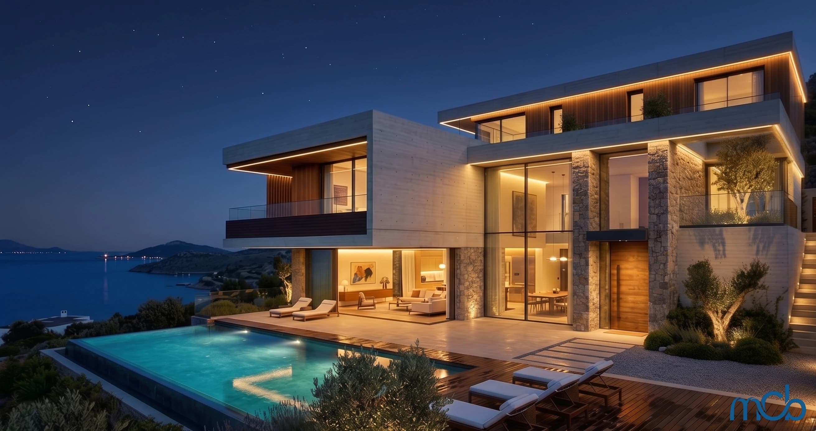 Bodrum villa projesi — MCB Mimarlık