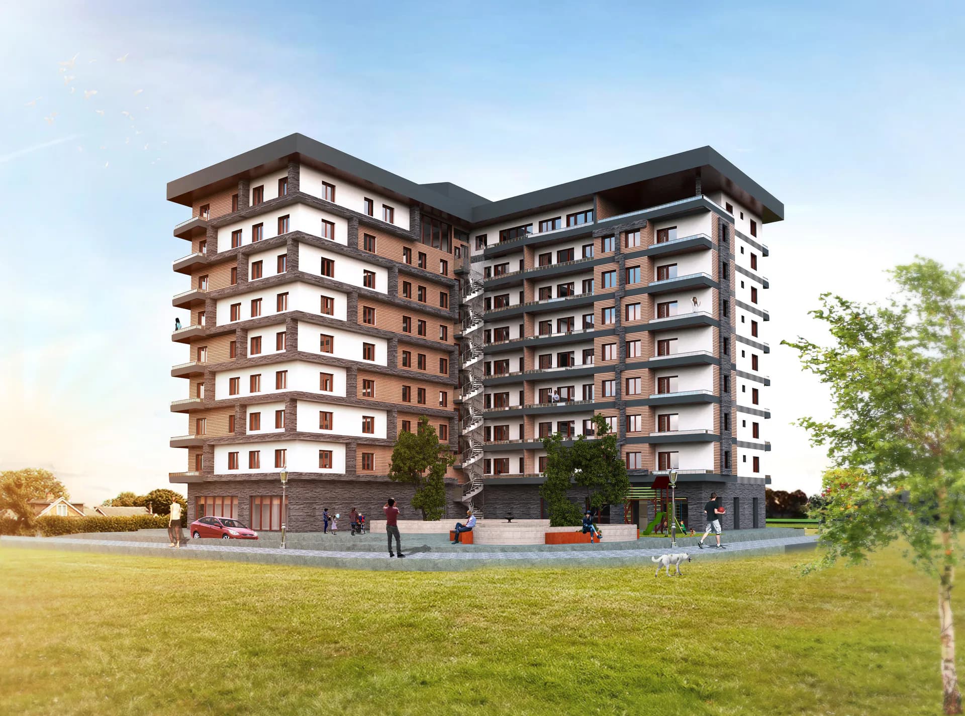 Sunrise Sarajevo kentsel proje